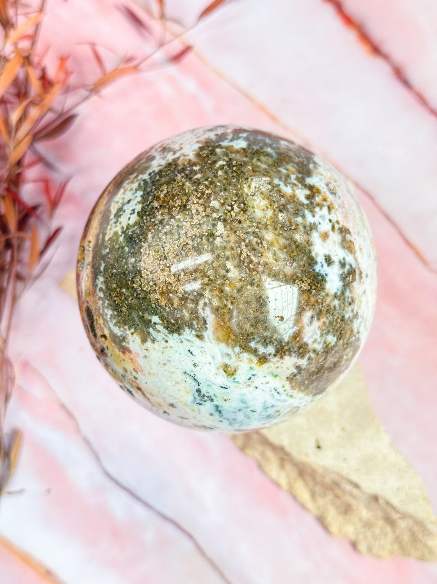 Ocean Jasper Sphere