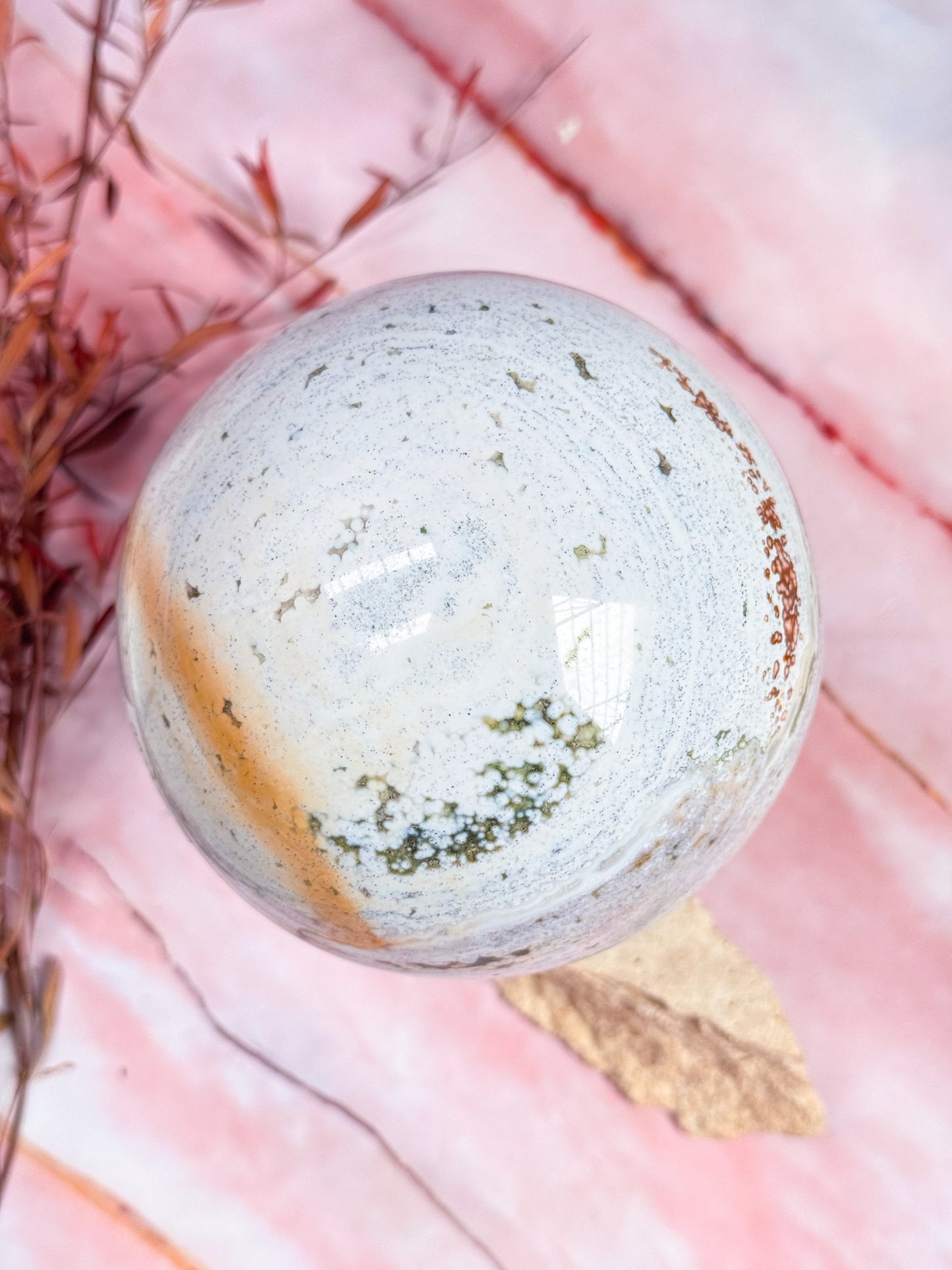 Ocean Jasper Sphere