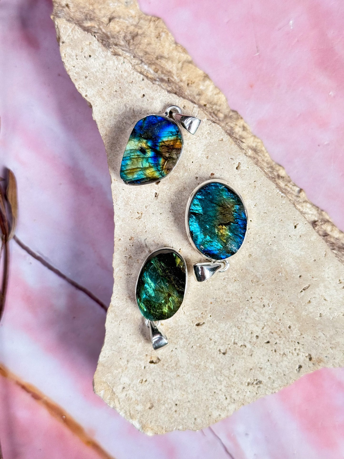 Labradorite Rough Pendants