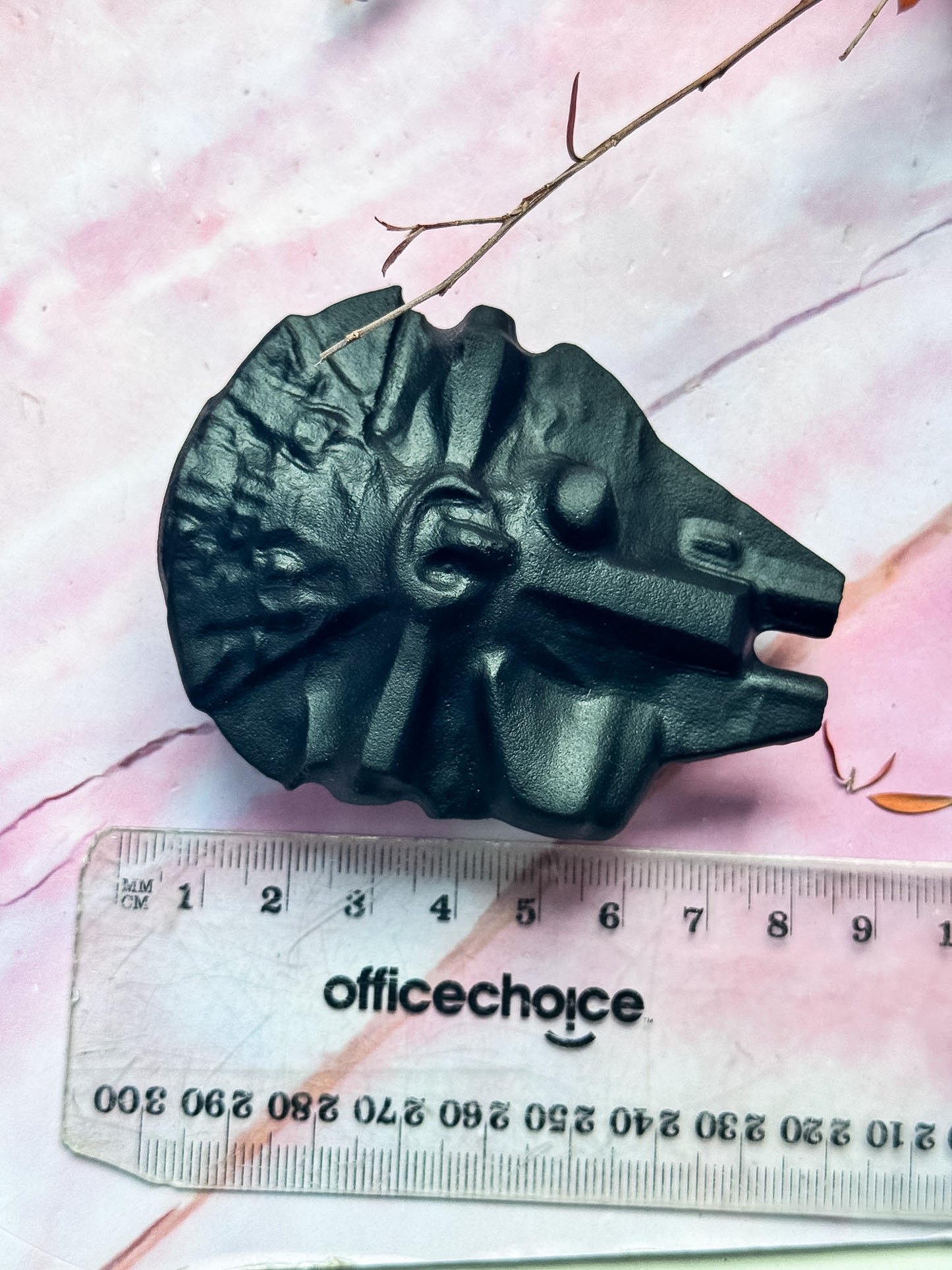 Obsidian Millenium Falcon Carvings