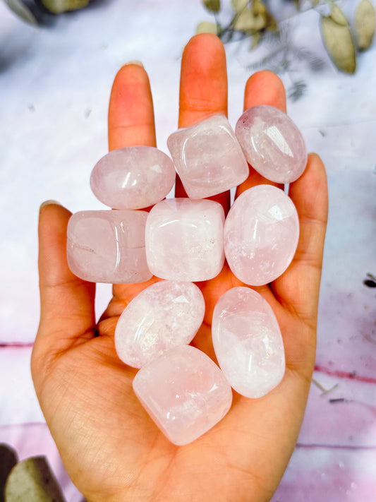 Rose Quartz Tumbles