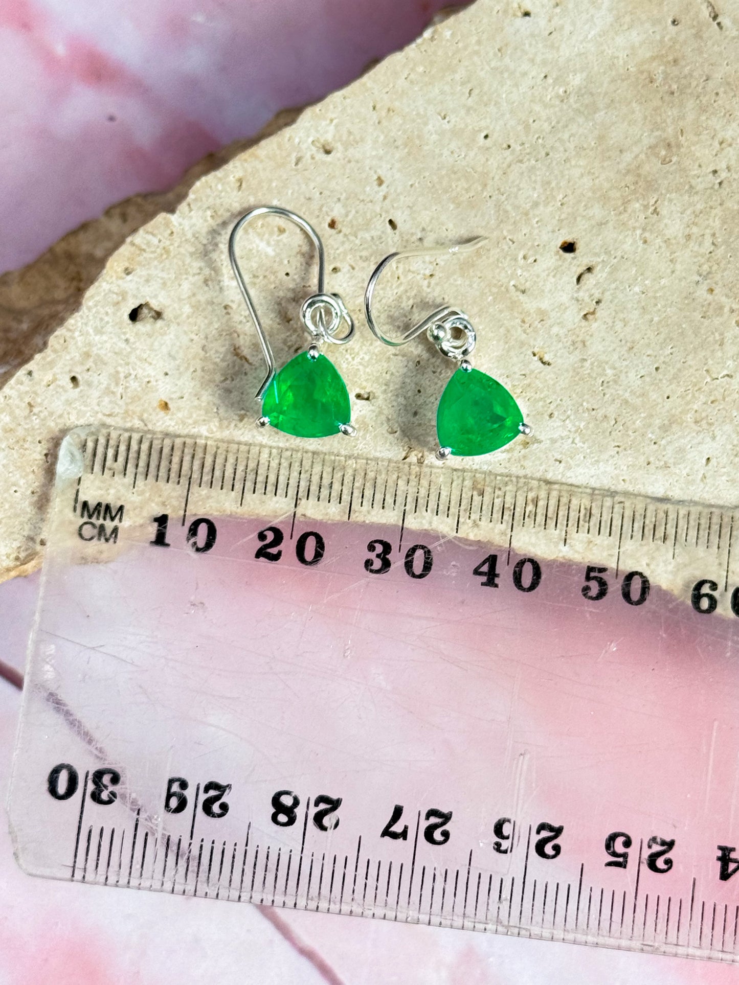 Emerald (Treated) Earrings