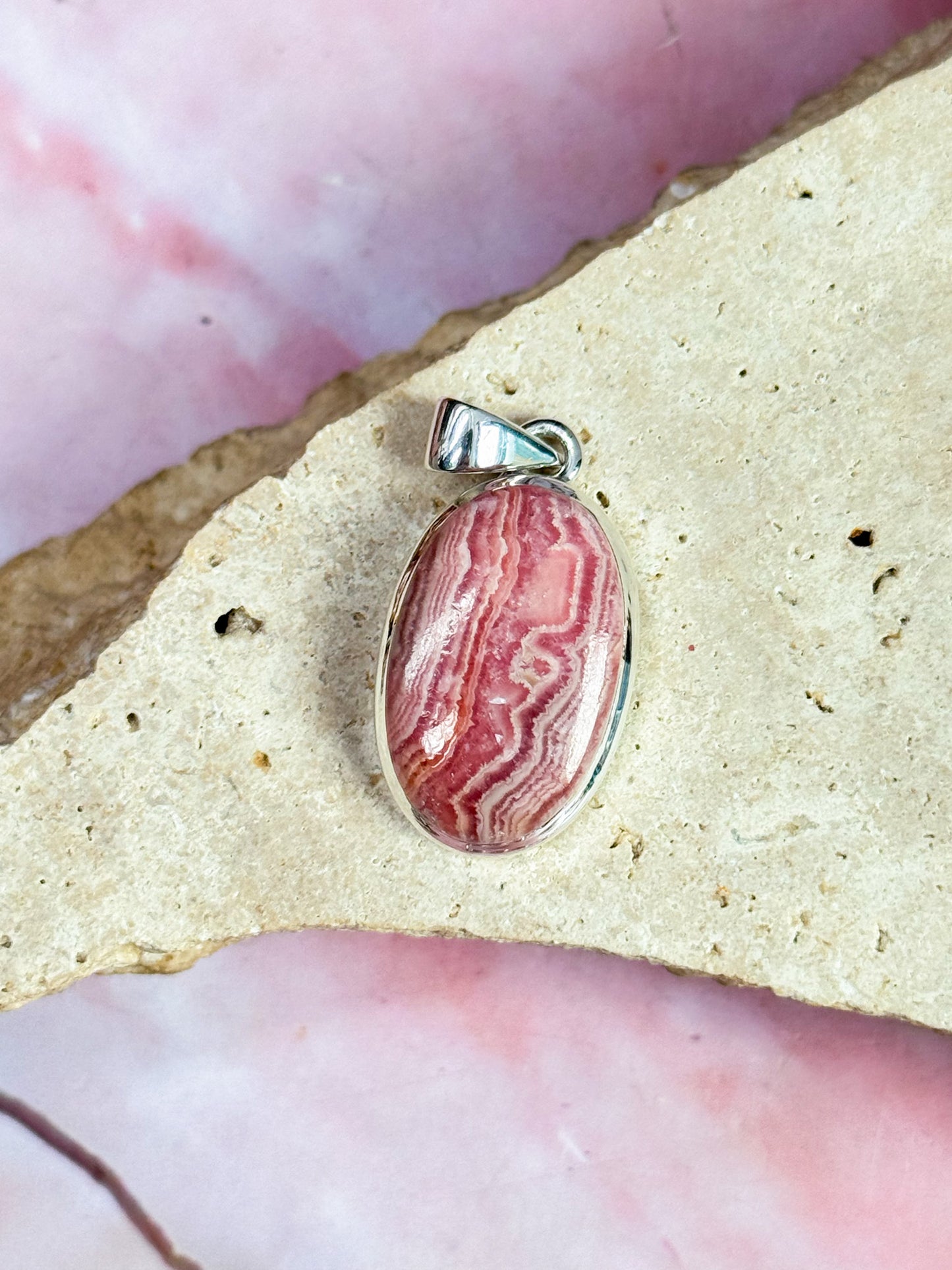 Rhodochrosite Pendants