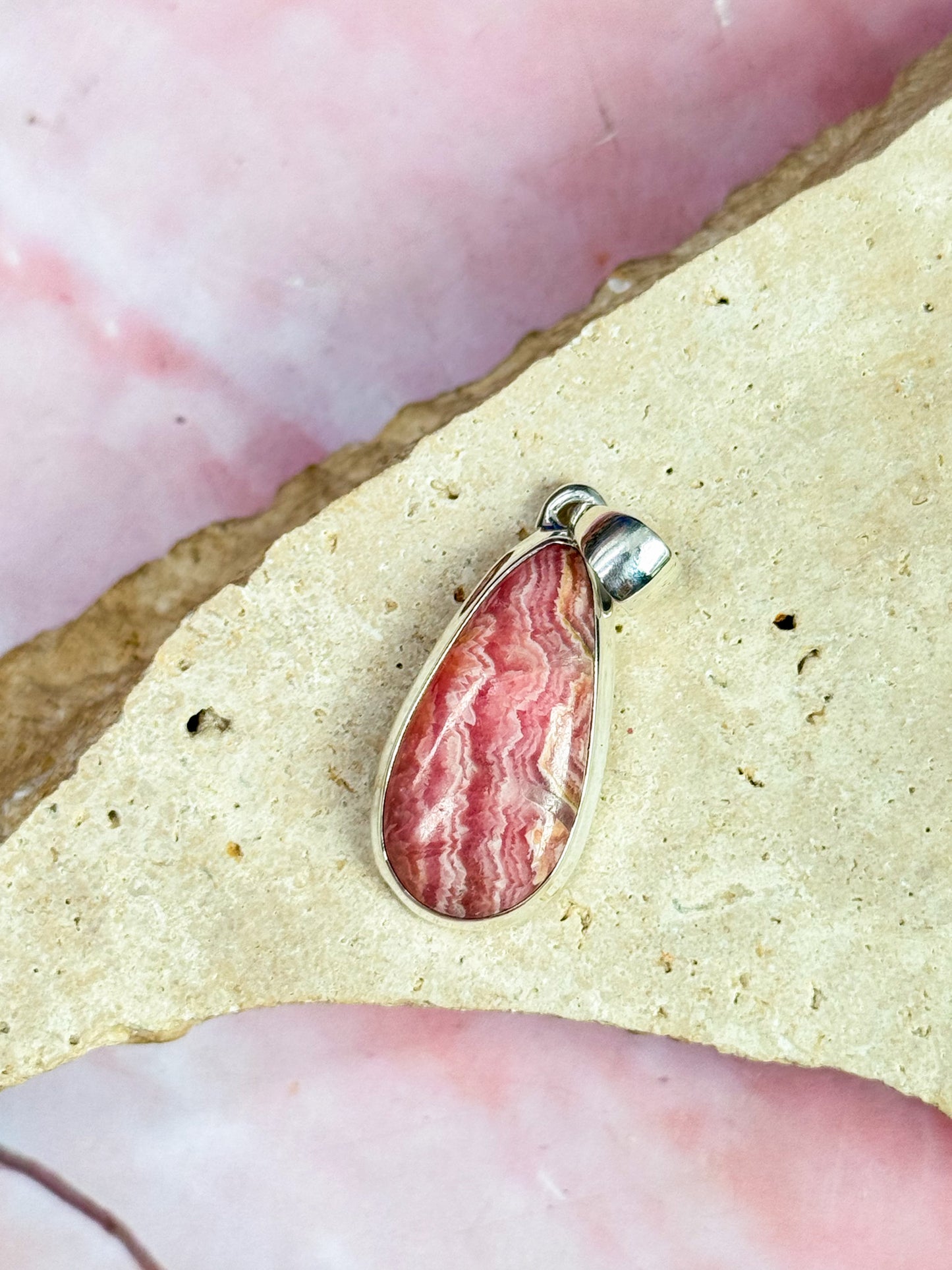 Rhodochrosite Pendants