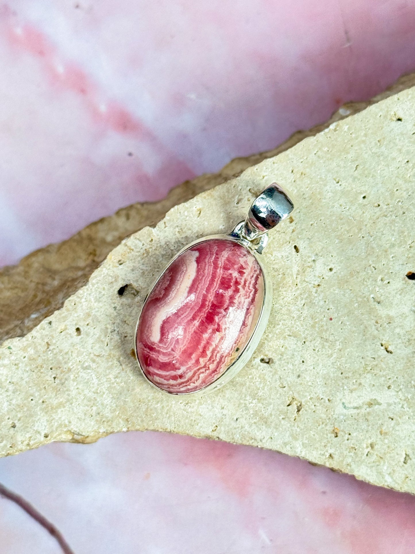 Rhodochrosite Pendants