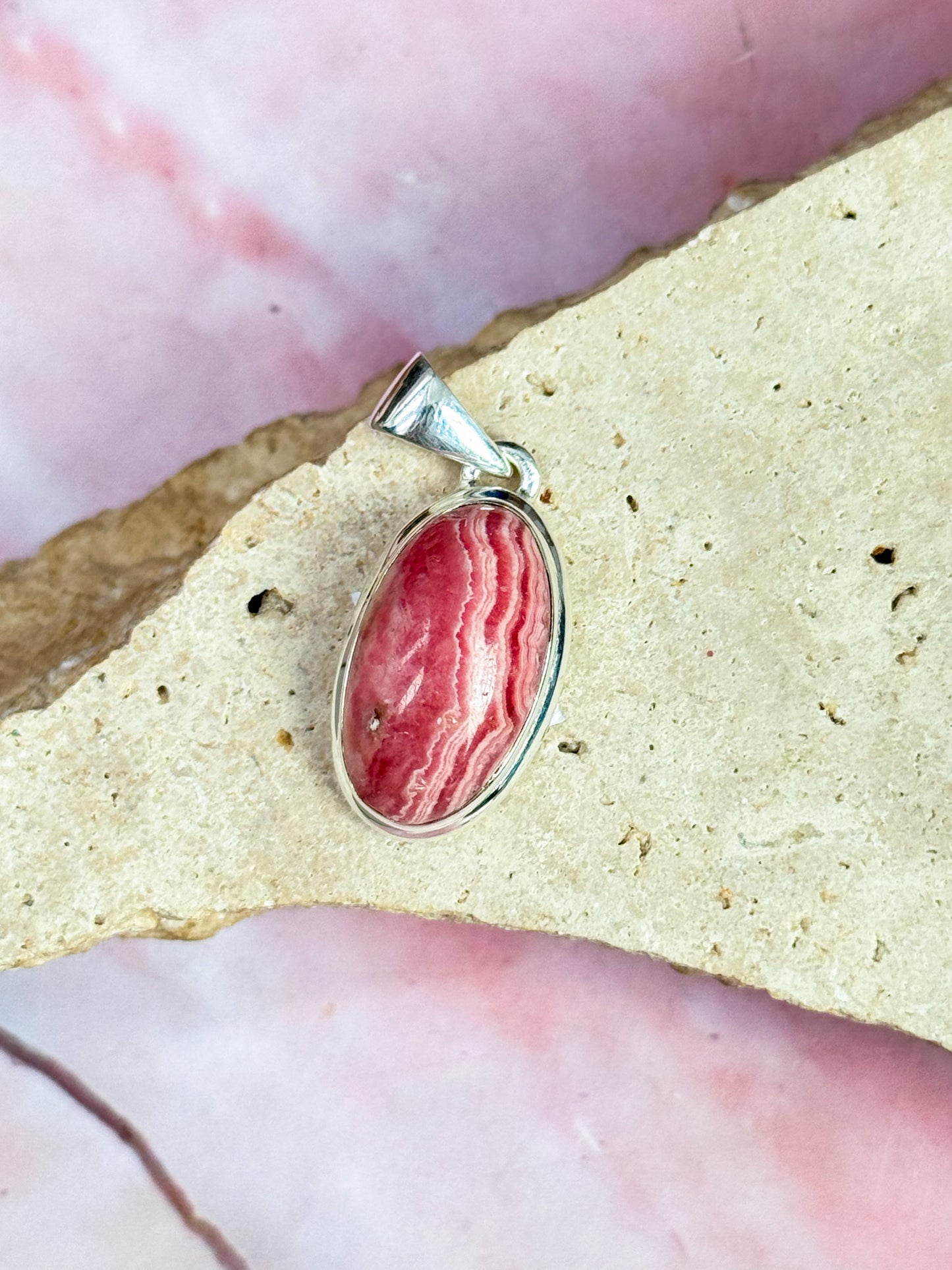 Rhodochrosite Pendants