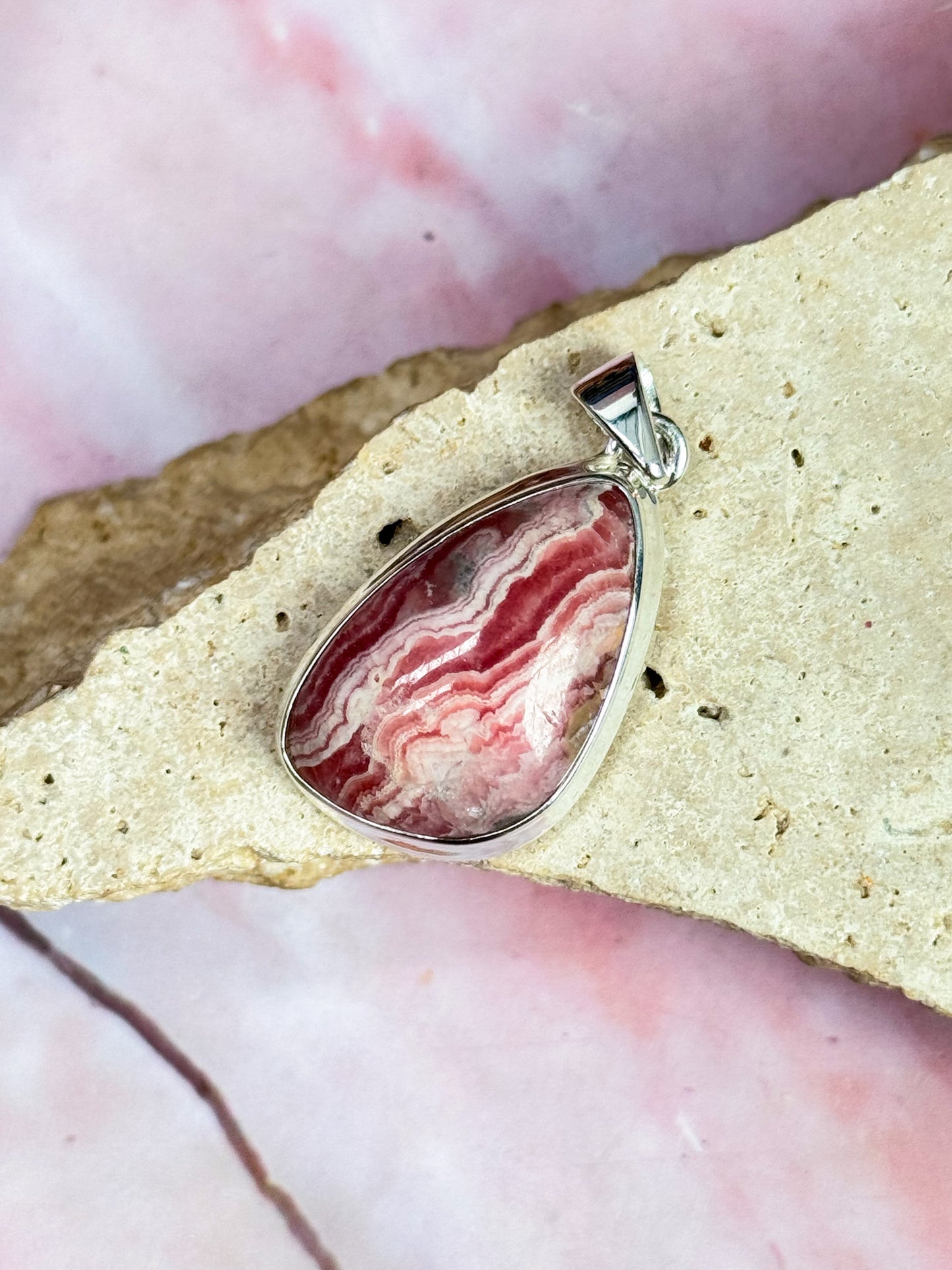 Rhodochrosite Pendants
