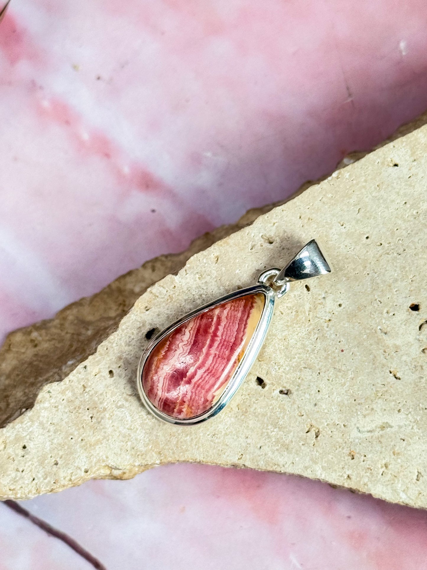 Rhodochrosite Pendants