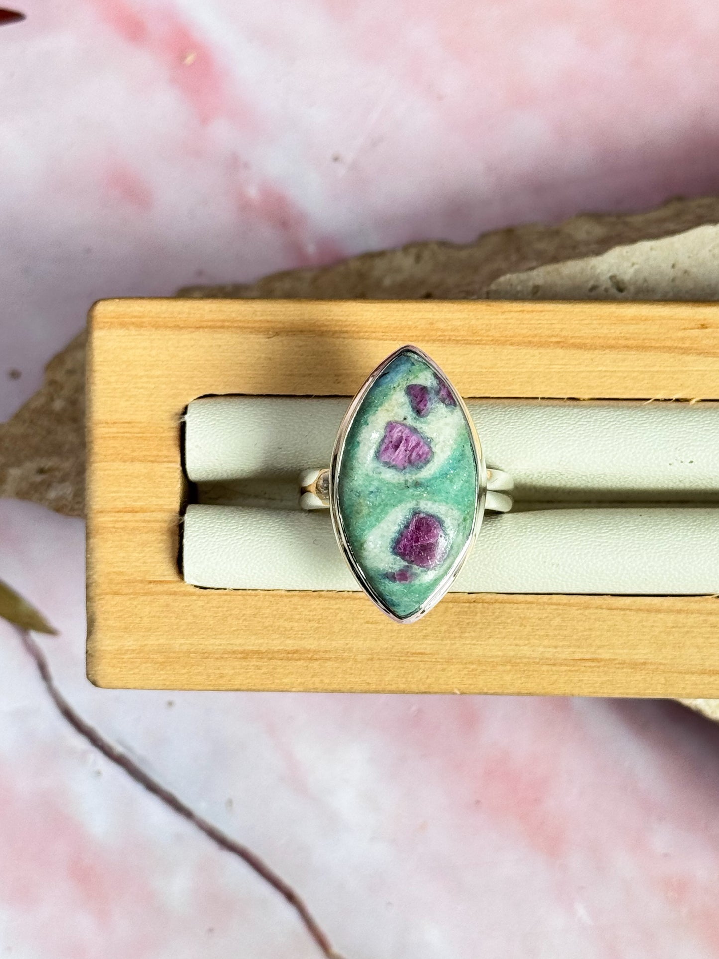 Ruby in Fuschite Rings
