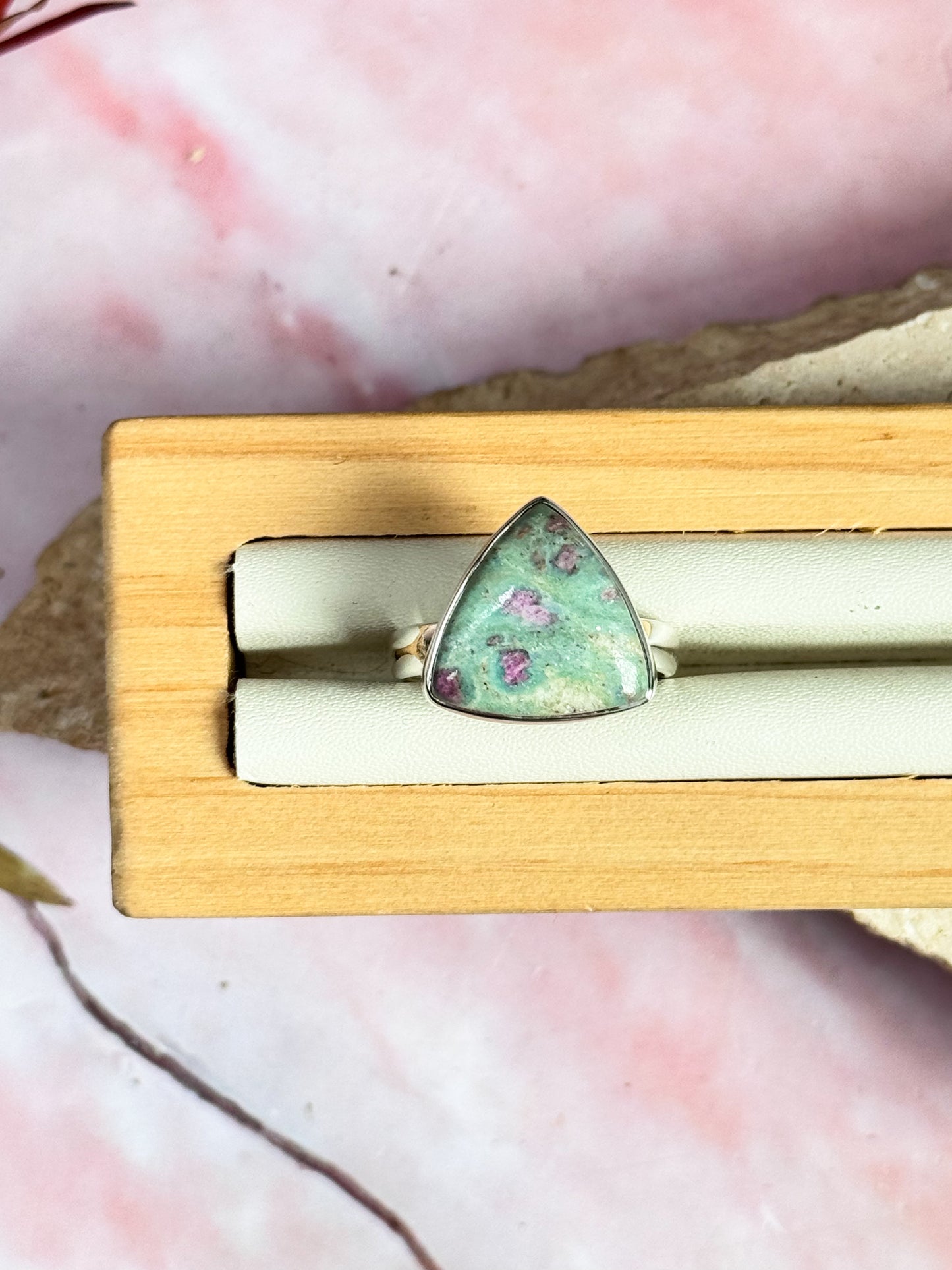 Ruby in Fuschite Rings