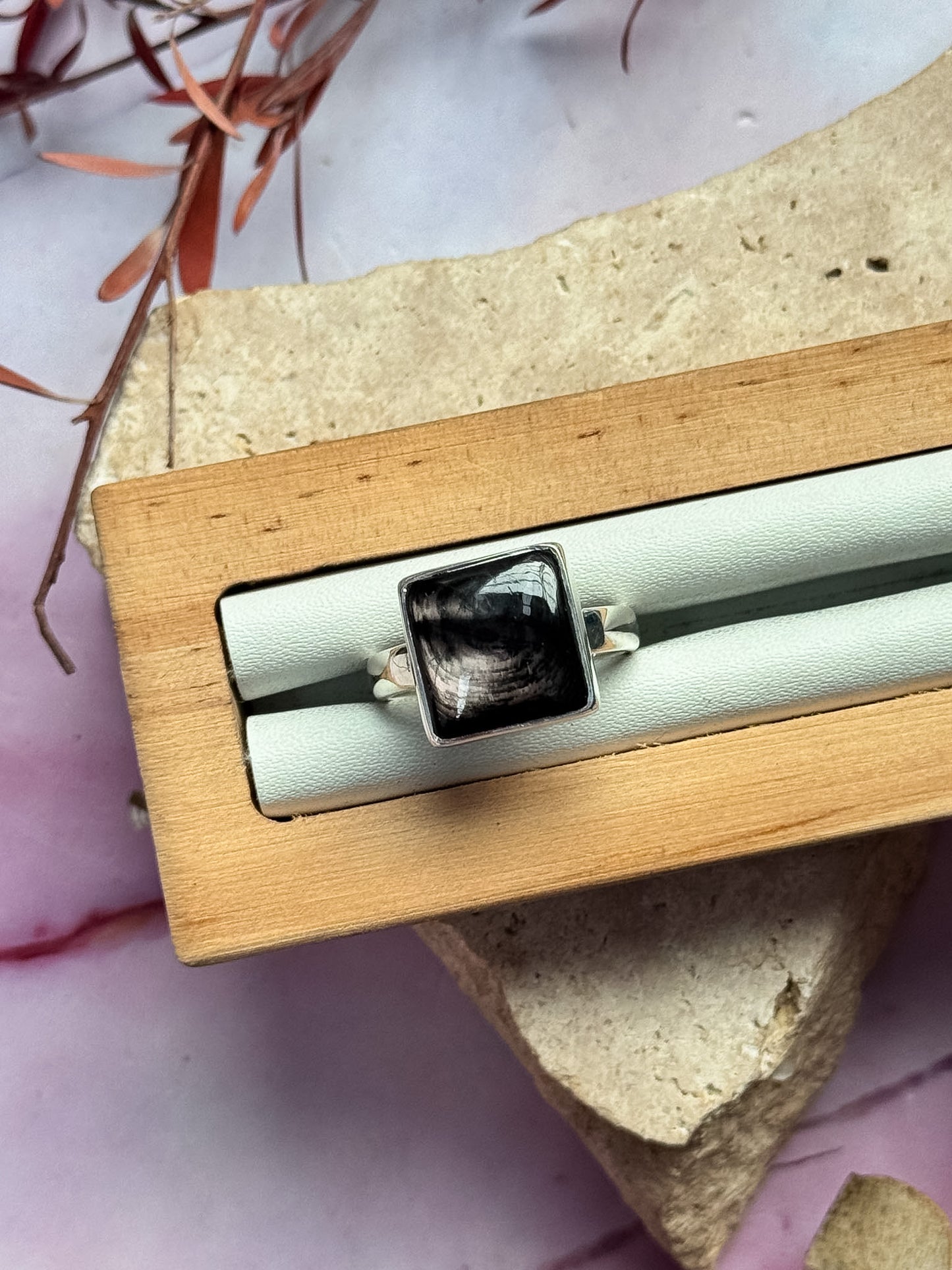 Hypersthene Ring - Size 9