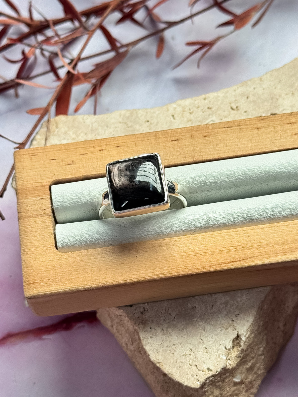Hypersthene Ring - Size 9