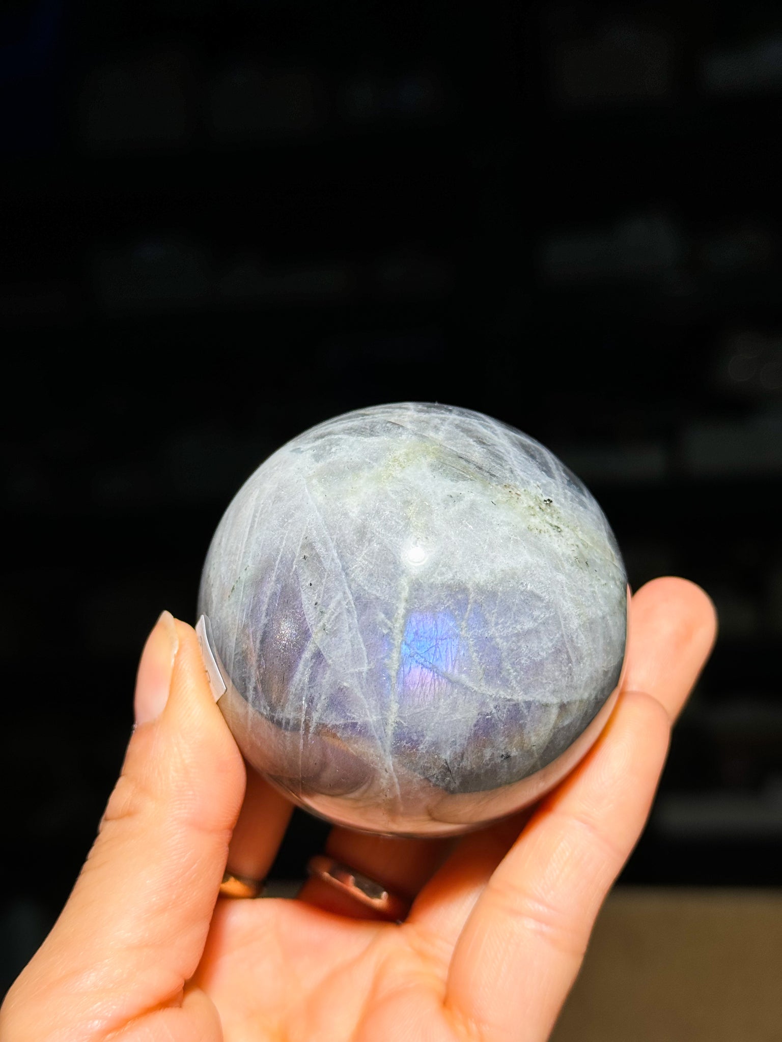 Purple Labradorite Sphere