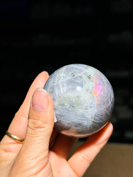 Purple Labradorite Sphere