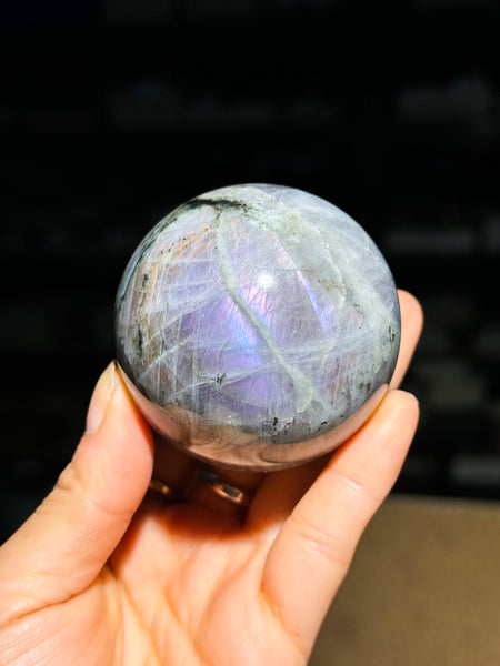 Purple Labradorite Sphere