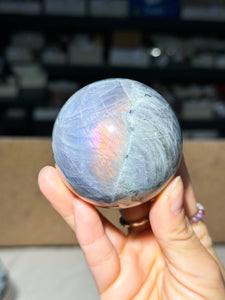 Purple Labradorite Sphere