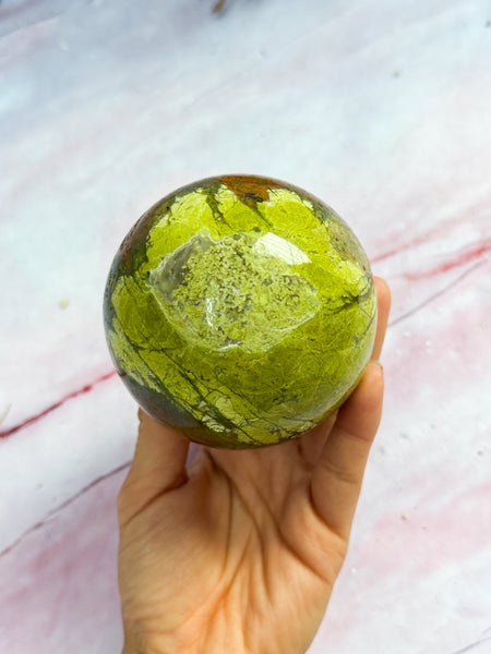 Green Opal Sphere