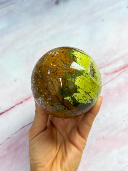 Green Opal Sphere