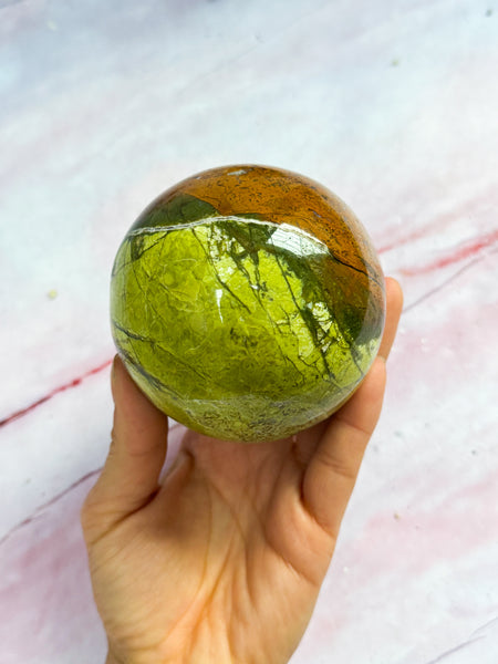 Green Opal Sphere