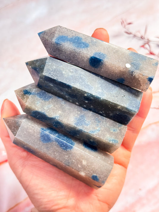 Trolleite Quartz Points