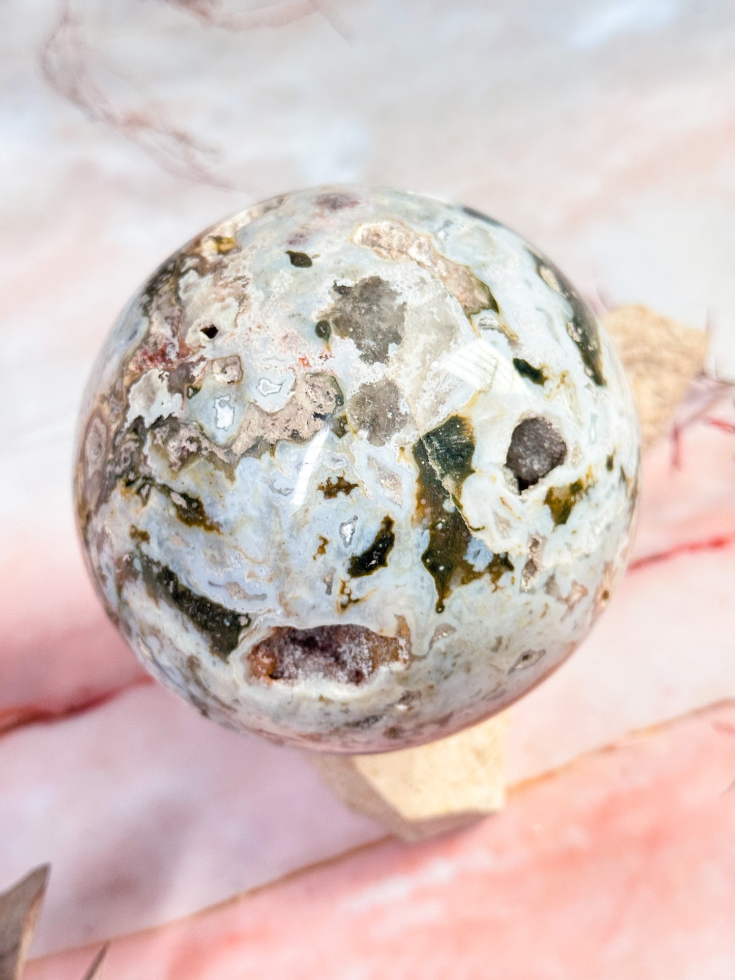 Ocean Jasper Sphere