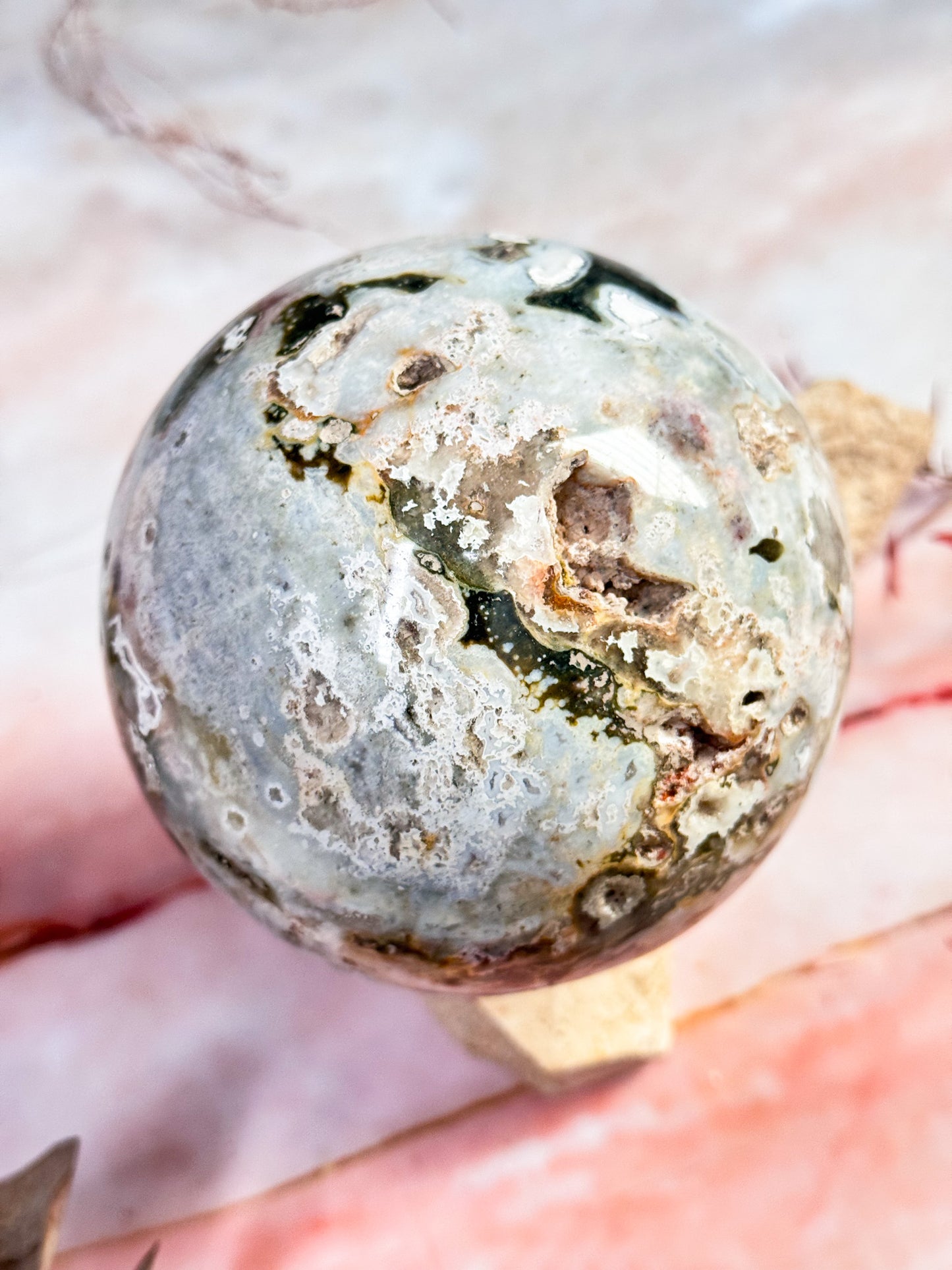 Ocean Jasper Sphere
