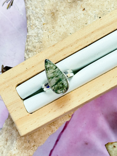 Moss Agate Rings