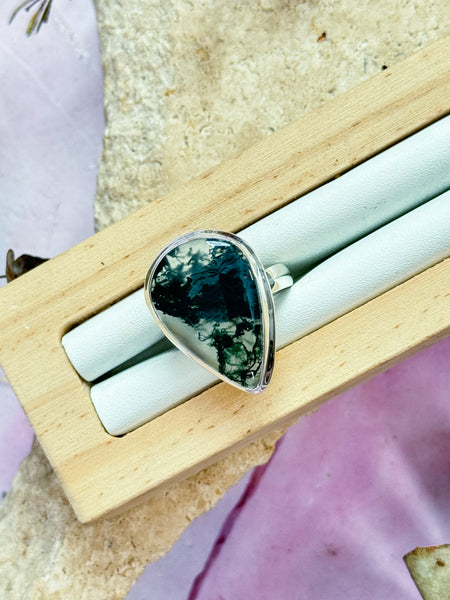 Moss Agate Rings