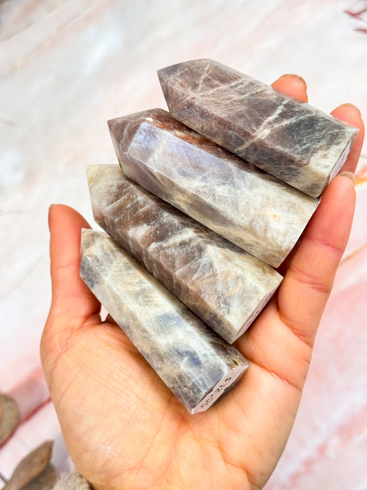 Moonstone and Sunstone Points