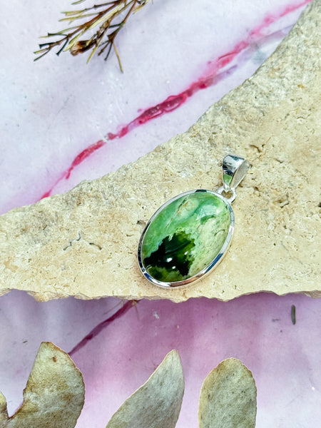 Chrome Chalcedony Pendants