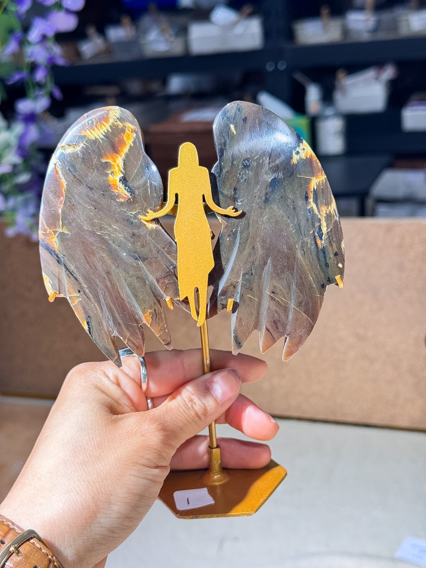 Blue Amber Wing Set - UV Reactive