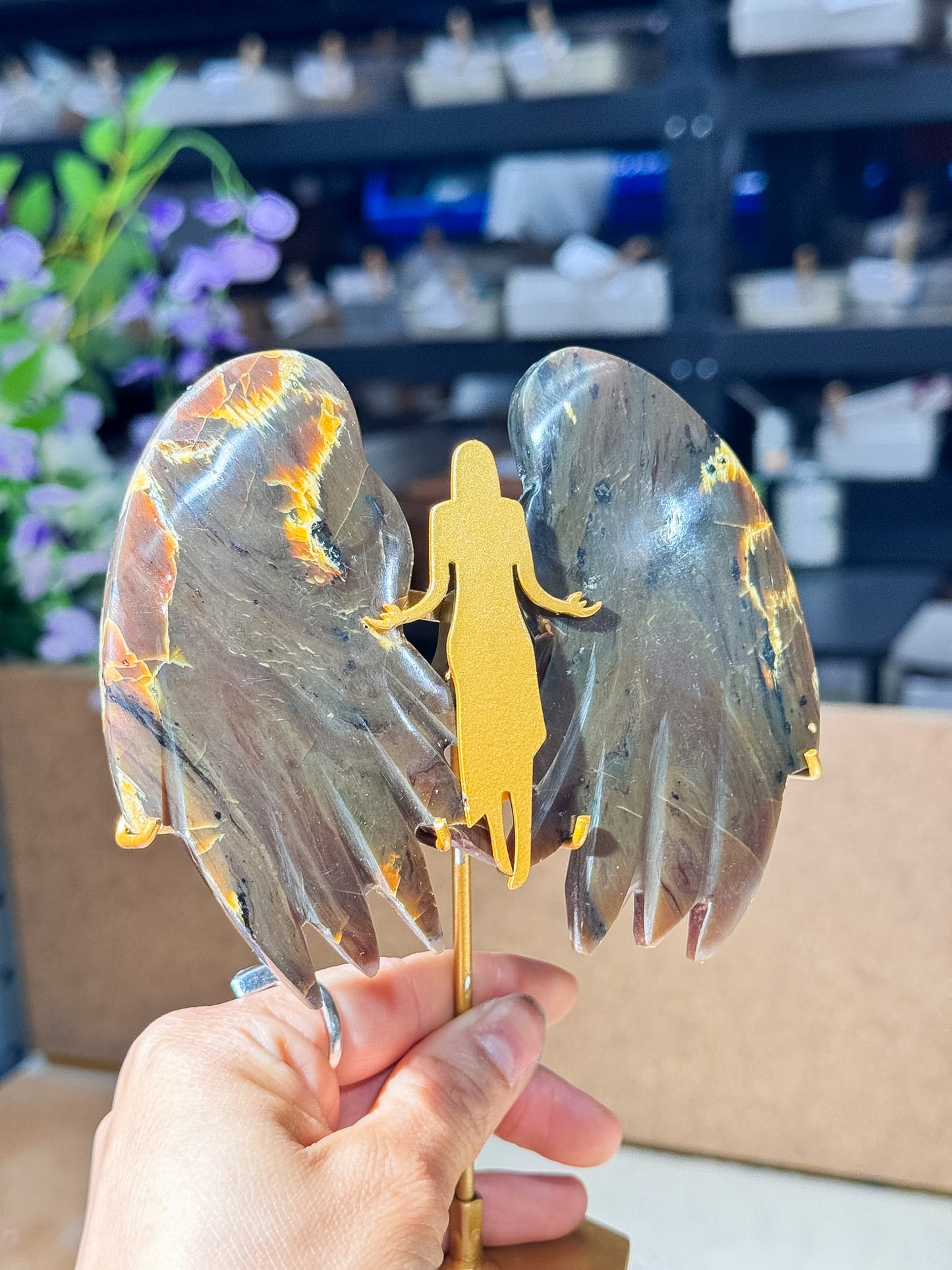 Blue Amber Wing Set - UV Reactive