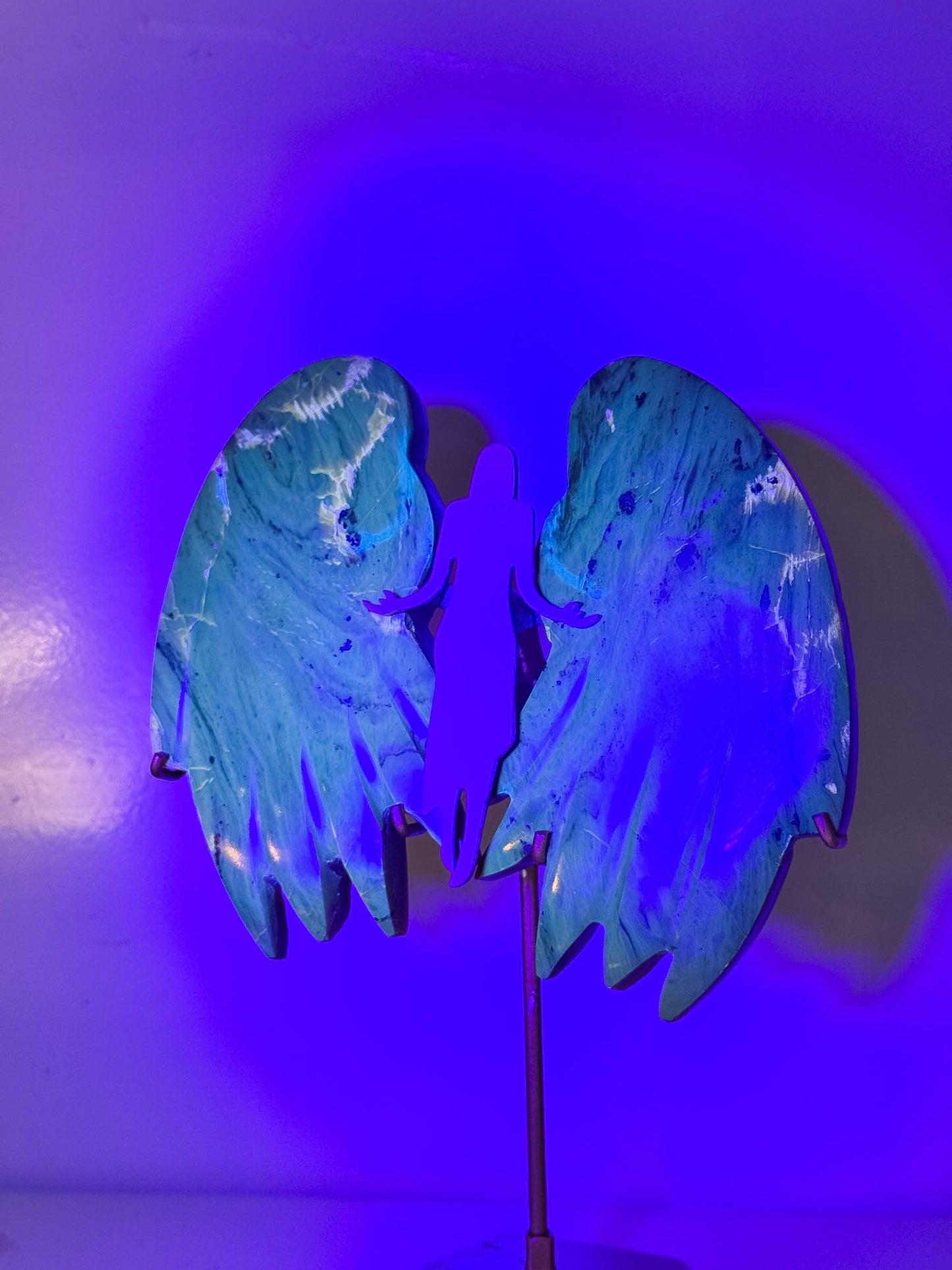 Blue Amber Wing Set - UV Reactive