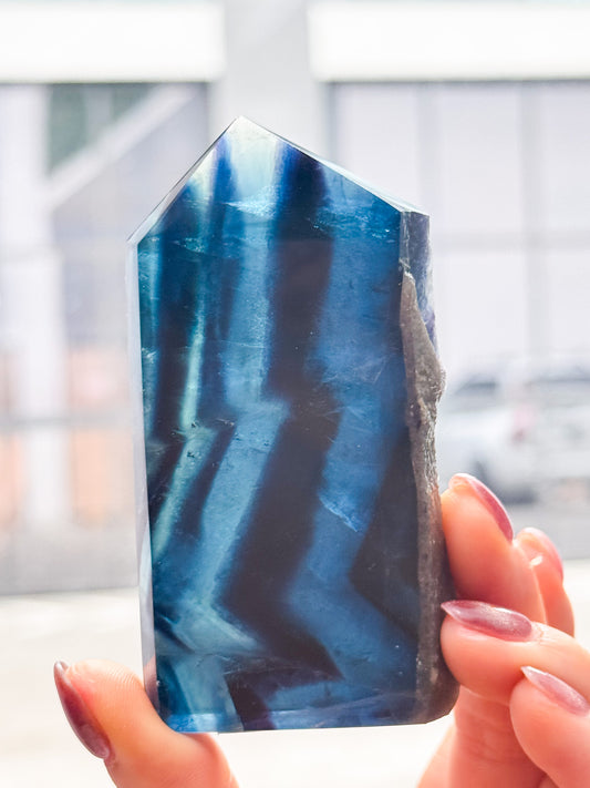 Blue Fluorite UV Reactive Towers