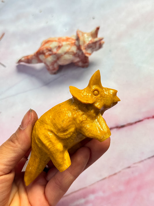 Triceratops Carvings