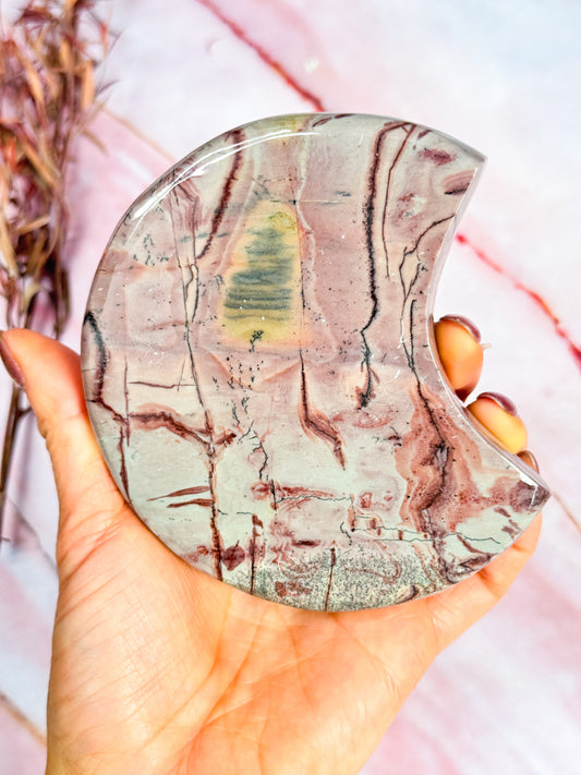 Pink Picture Stone Moon
