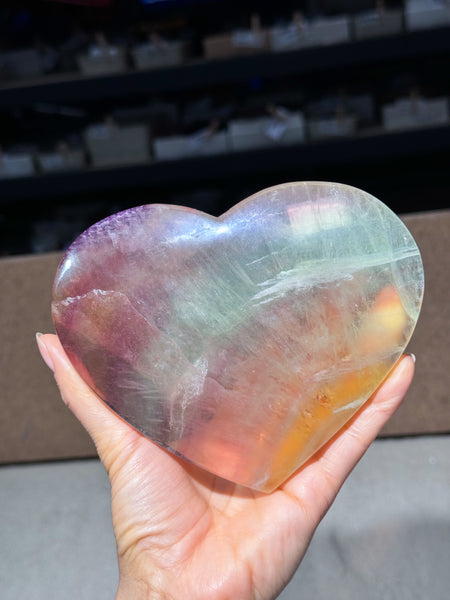 Candy Fluorite Heart