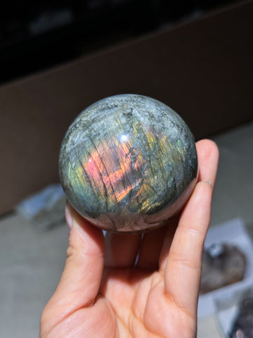 Purple Labradorite Sphere