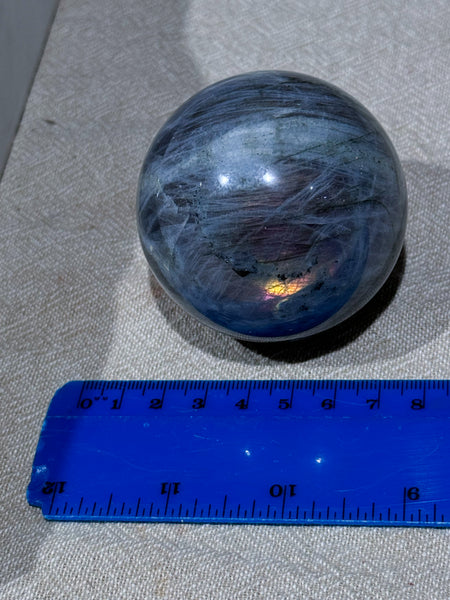 Purple Labradorite Sphere