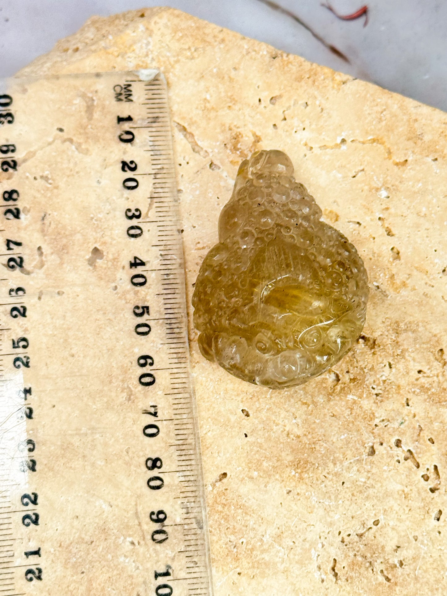 Gold Rutile Pixiu Carvings