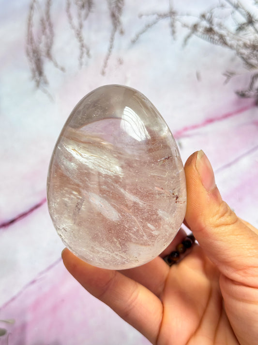 Pale Smokey Quartz Egg