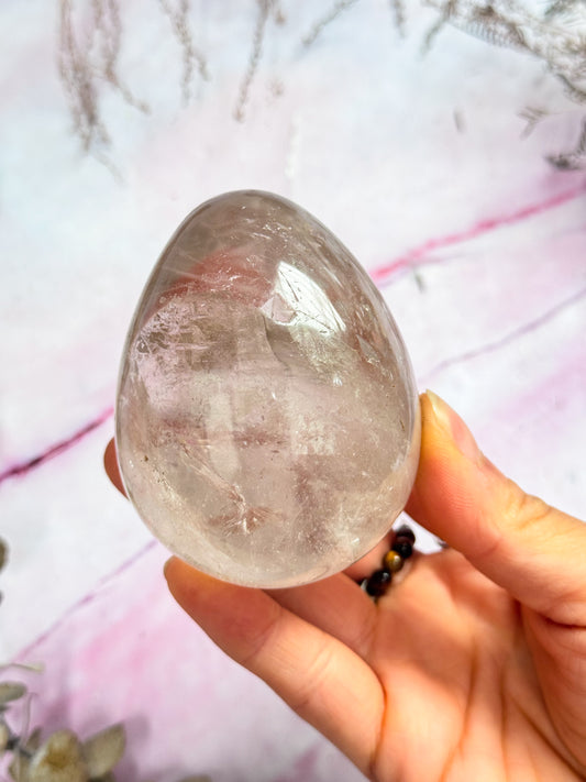 Pale Smokey Quartz Egg