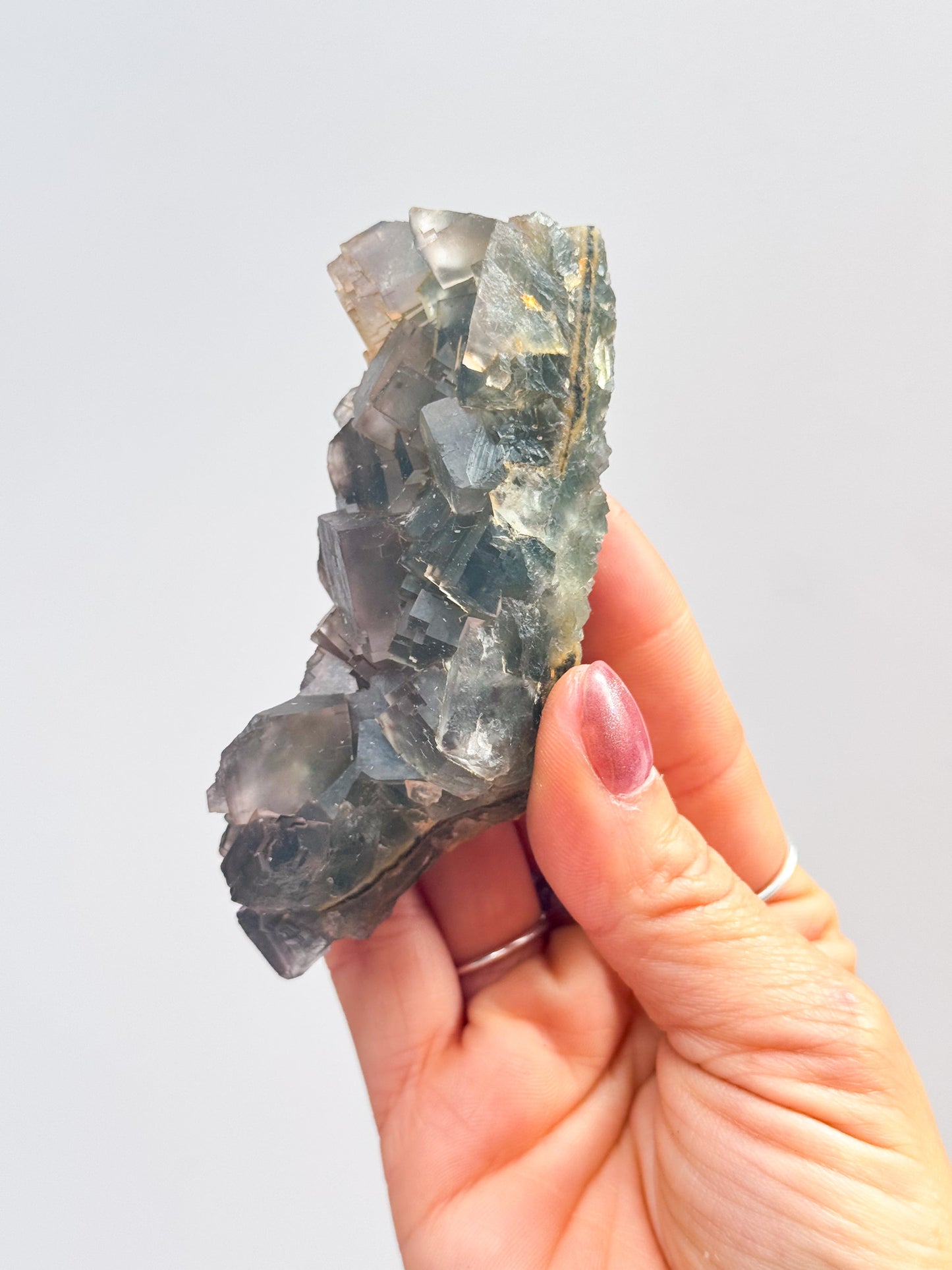 Black Fluorite Clusters