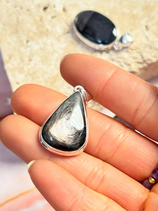 Hypersthene Pendants