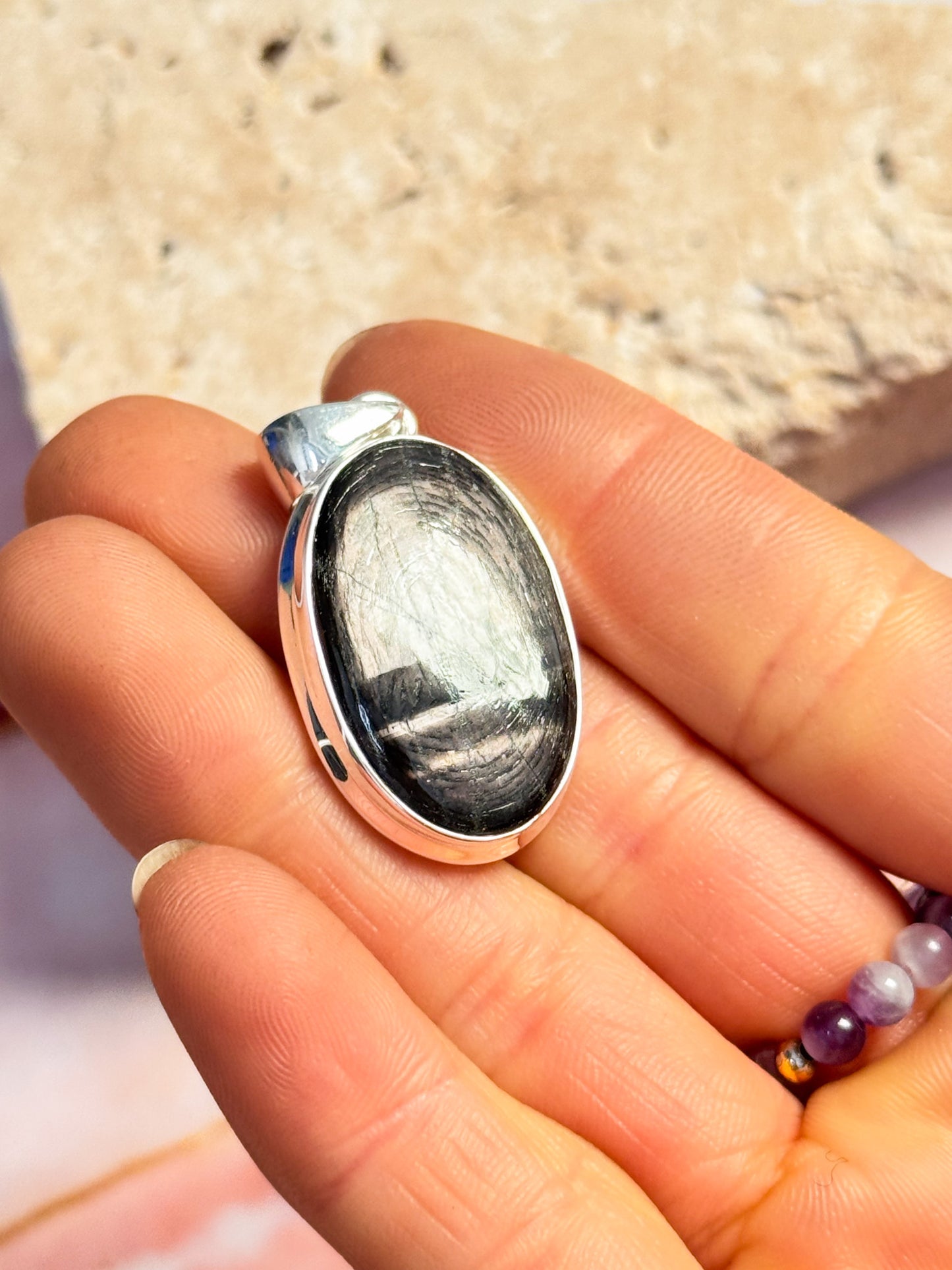 Hypersthene Pendants