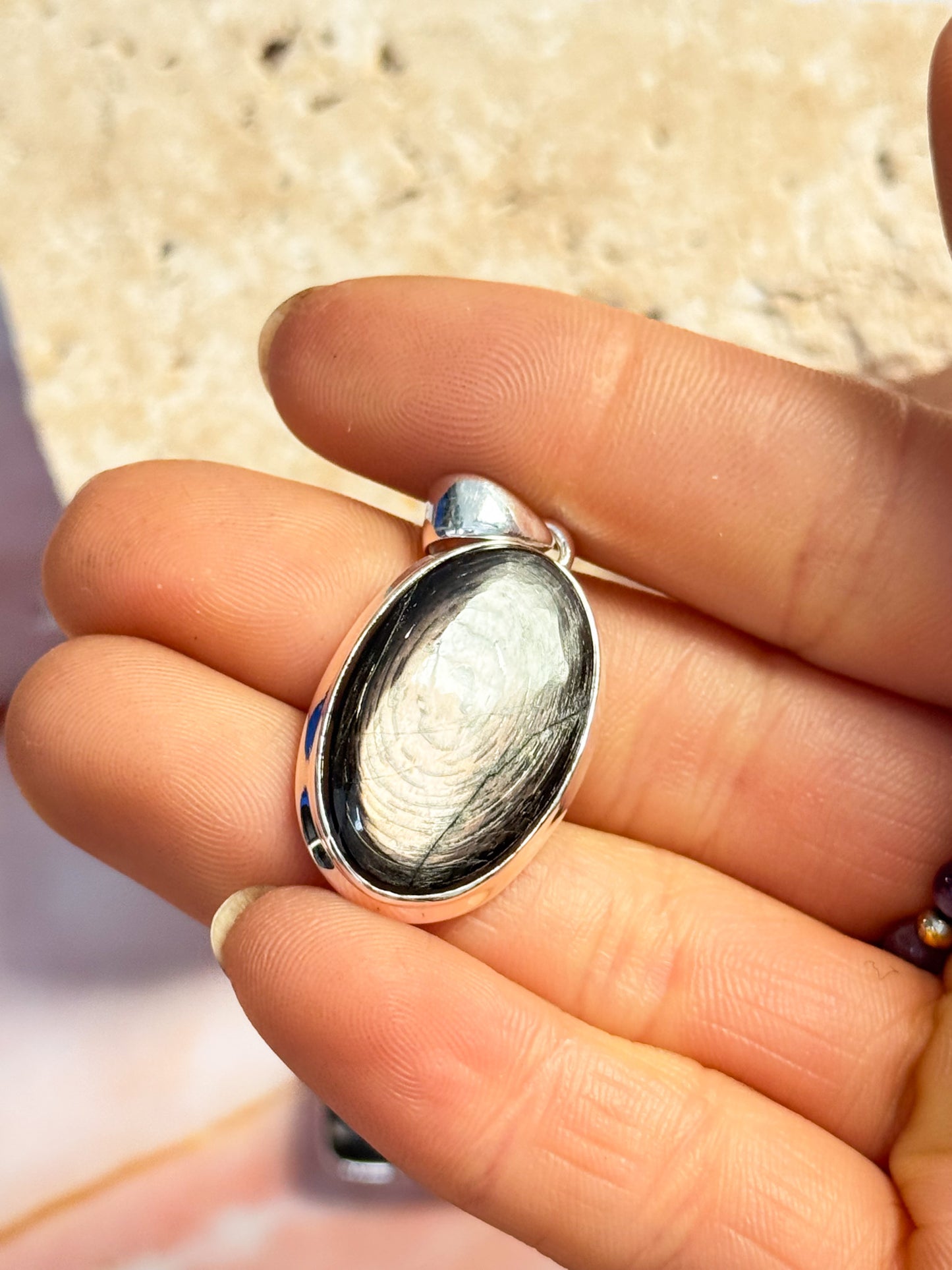 Hypersthene Pendants
