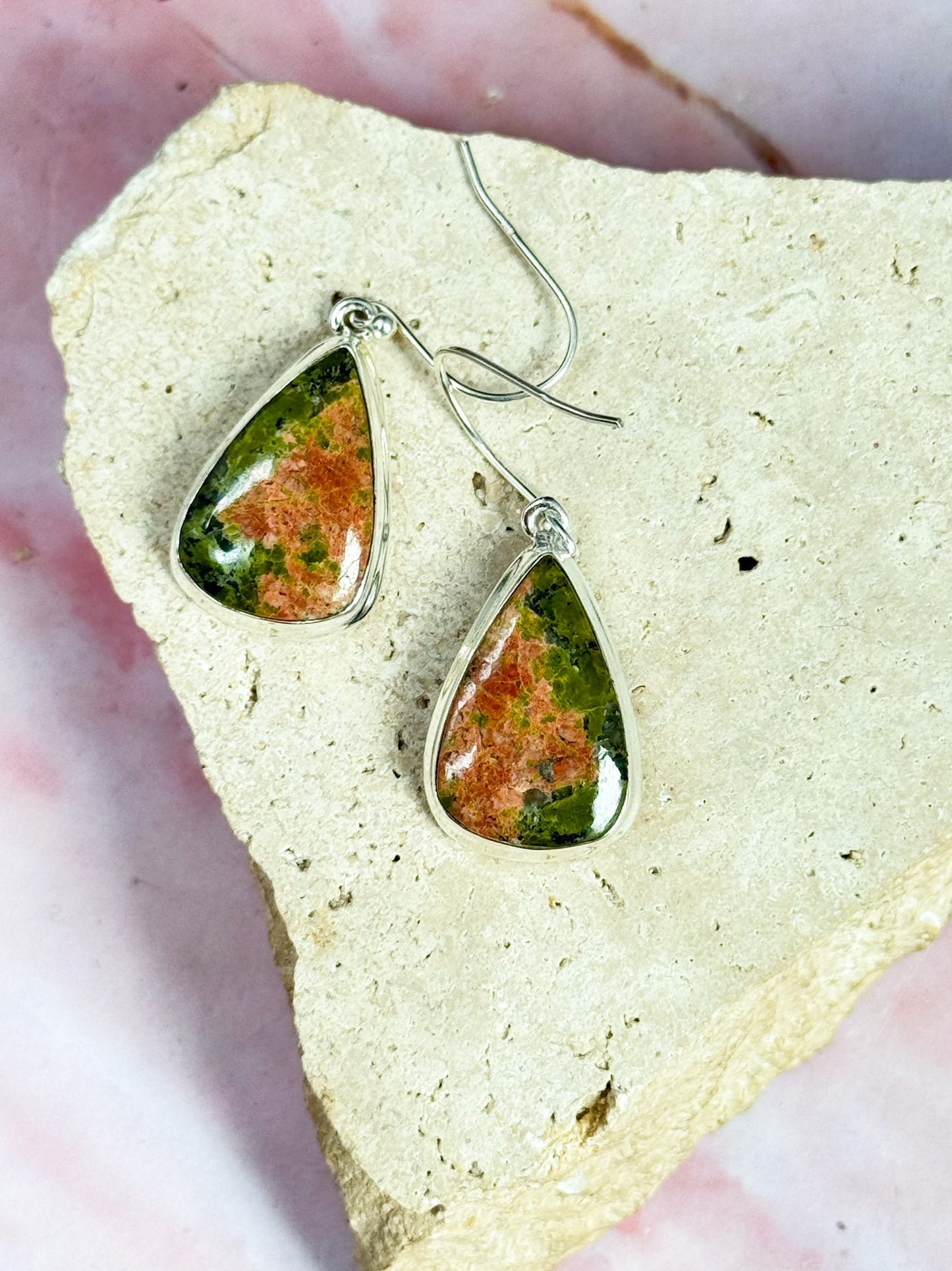 Unakite Earrings