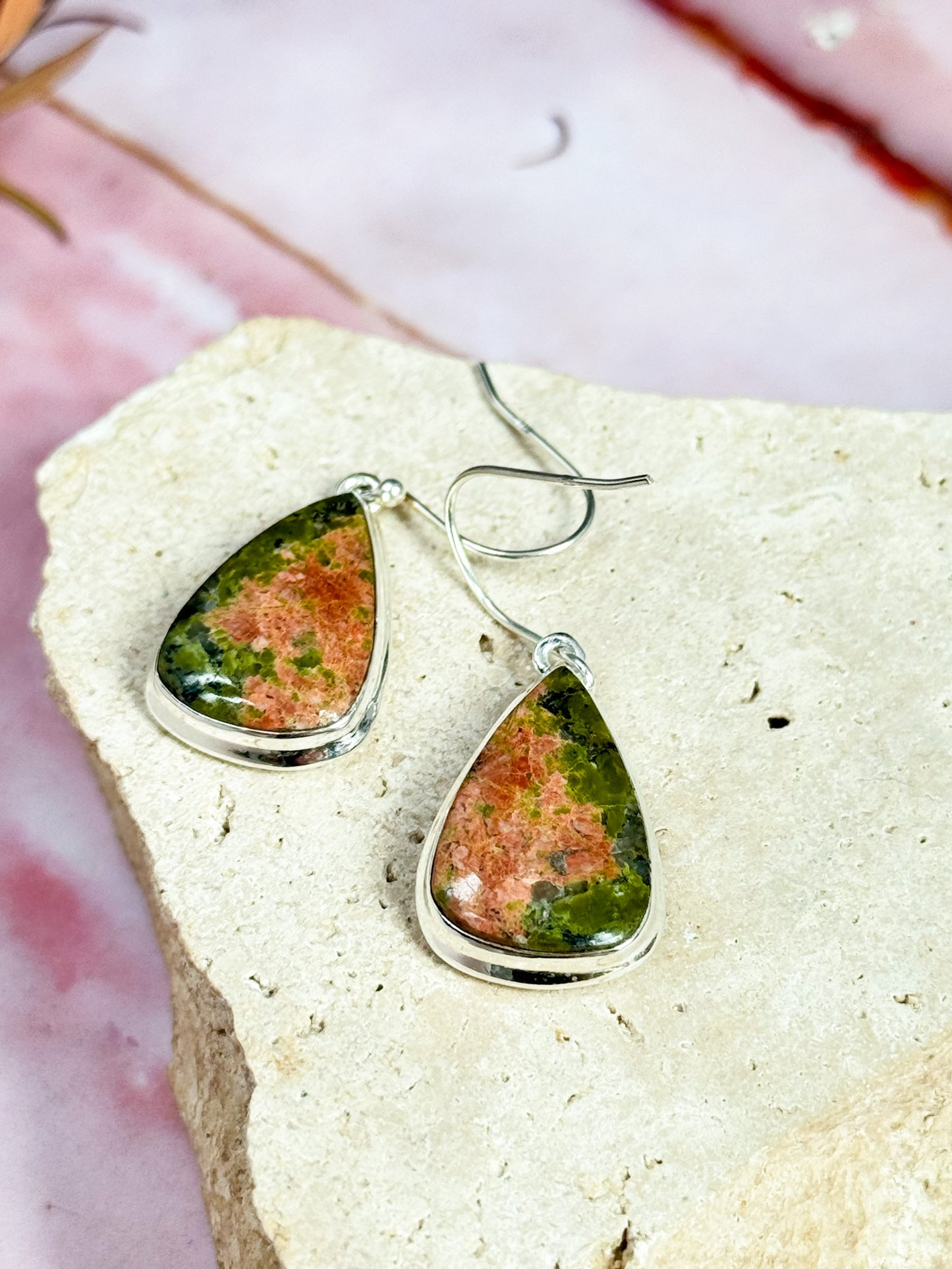 Unakite Earrings