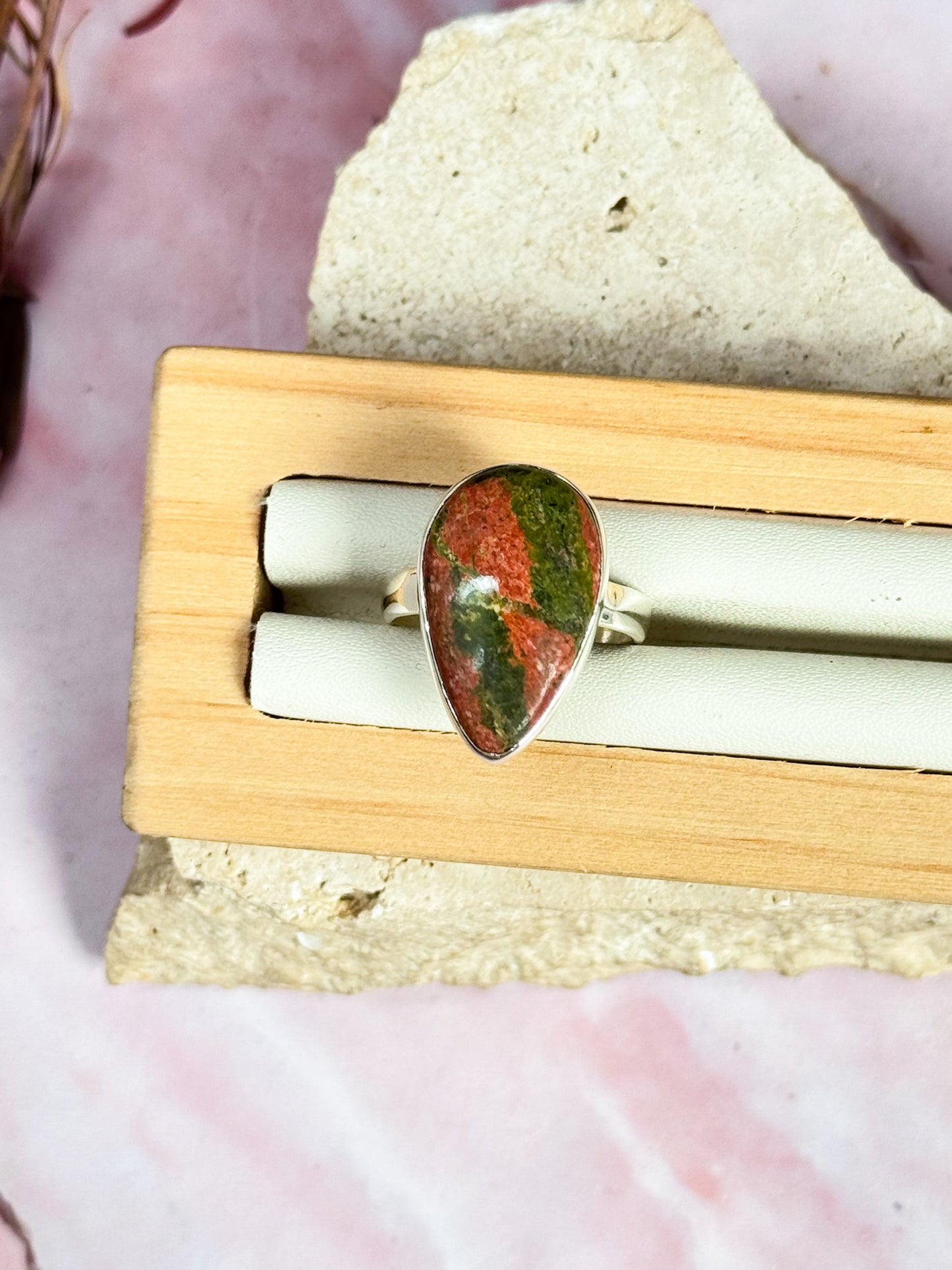 Unakite Rings