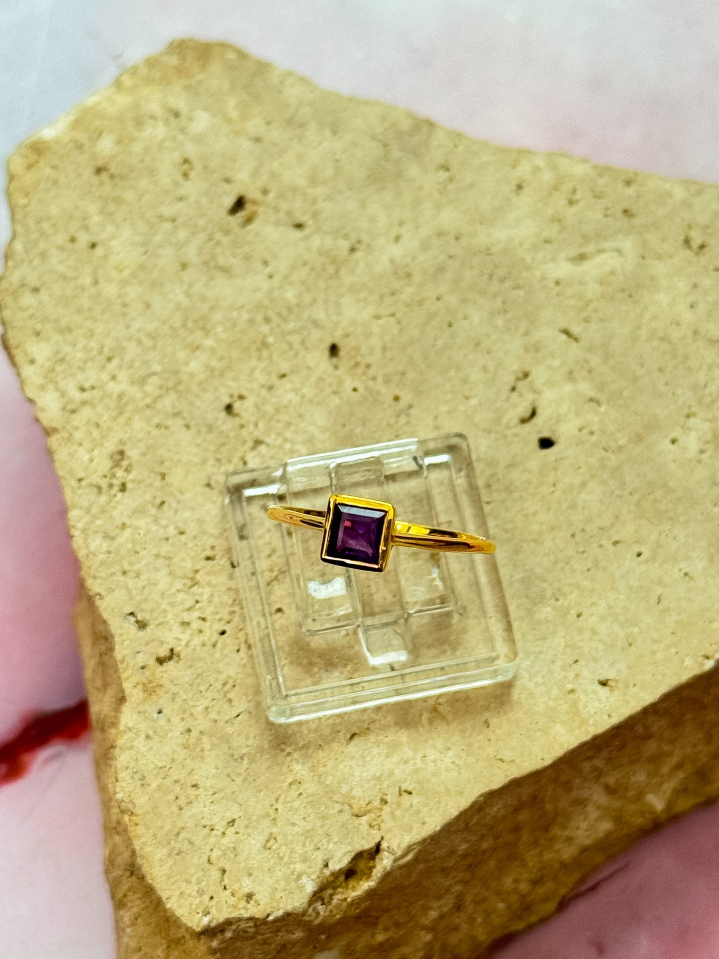 18K Gold Vermeil Dainty Rings
